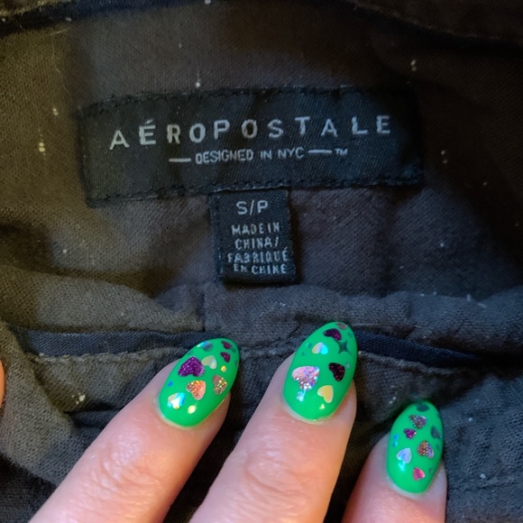 charcoal aeropostale sleeveless flannel S - Picture 3 of 4